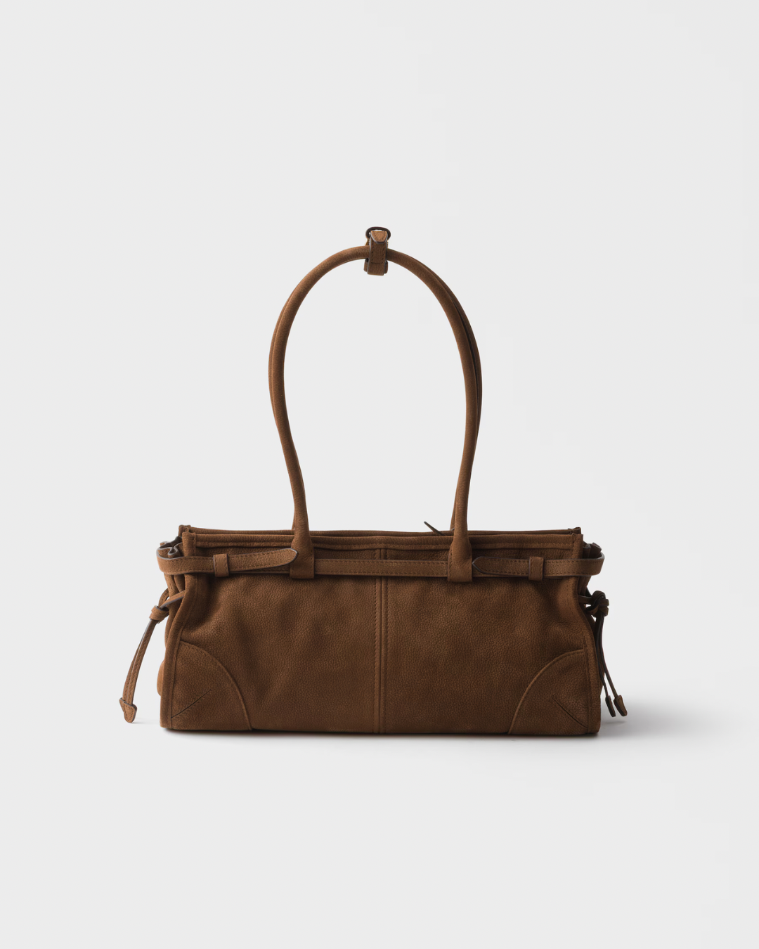Prada Bonnie medium nubuck leather handbag