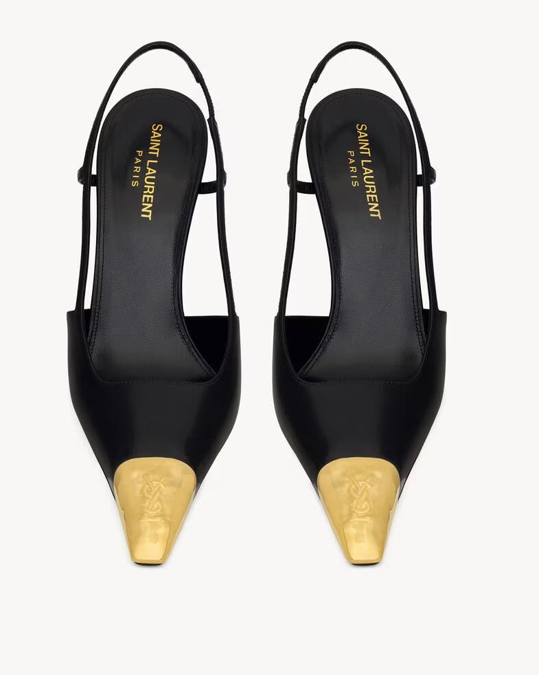 Saint Laurent Jeanne Slingback Pumps