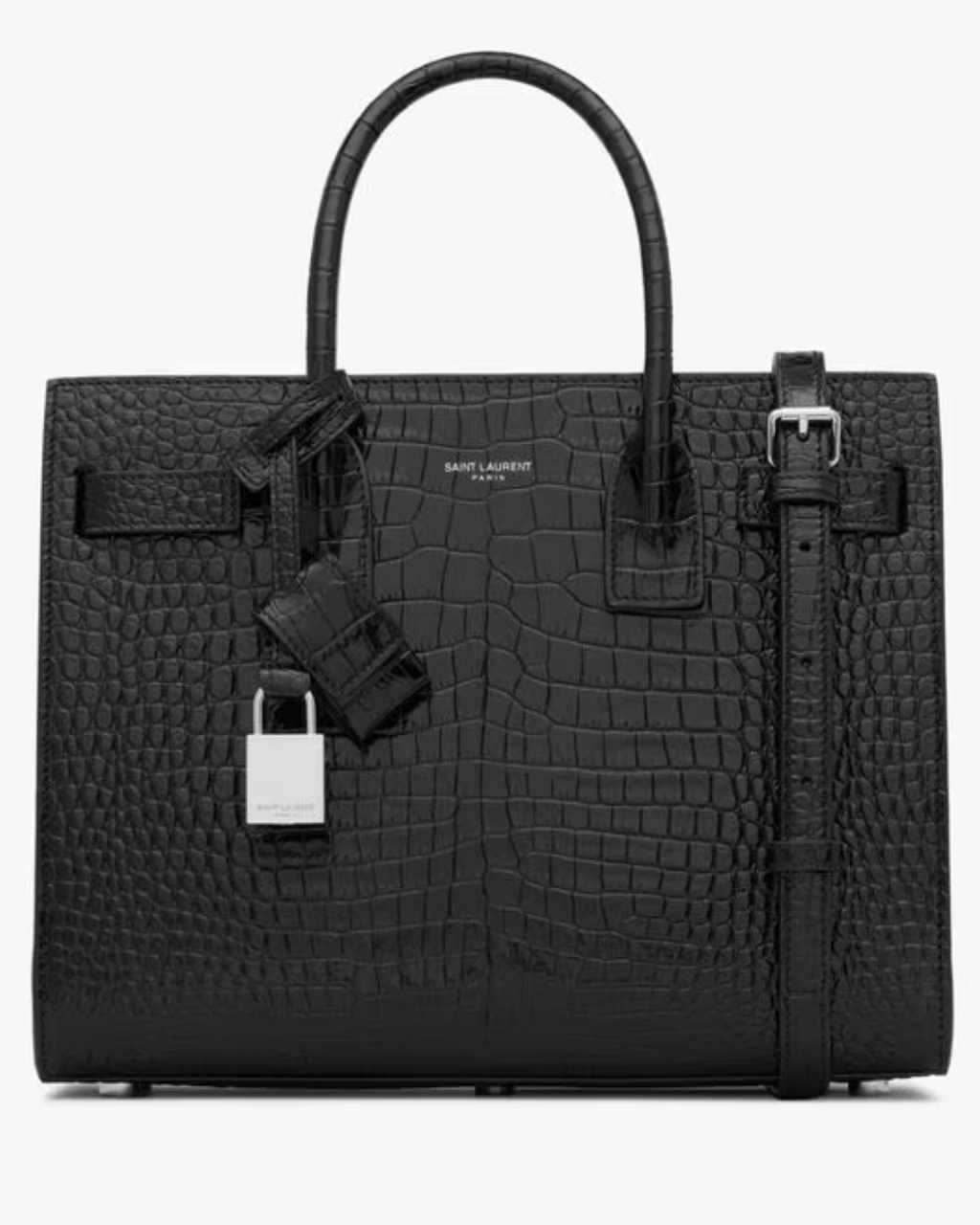 Saint Laurent Sac De Jour in Crocodile