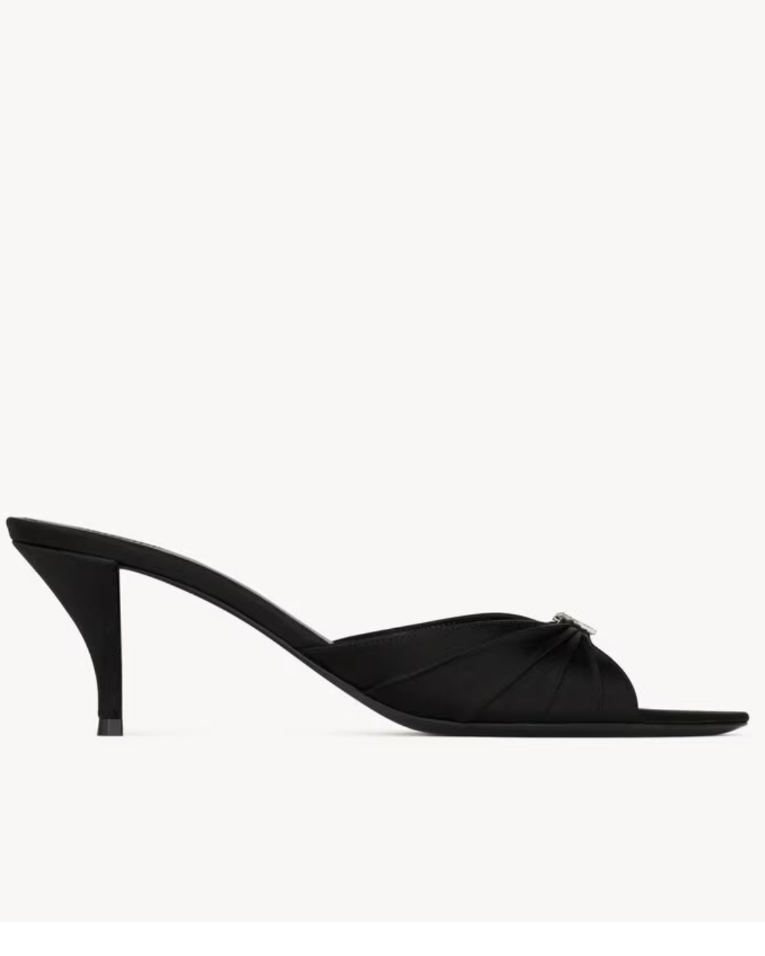 Jerry Mules in Satin Crepe and Rhinestones