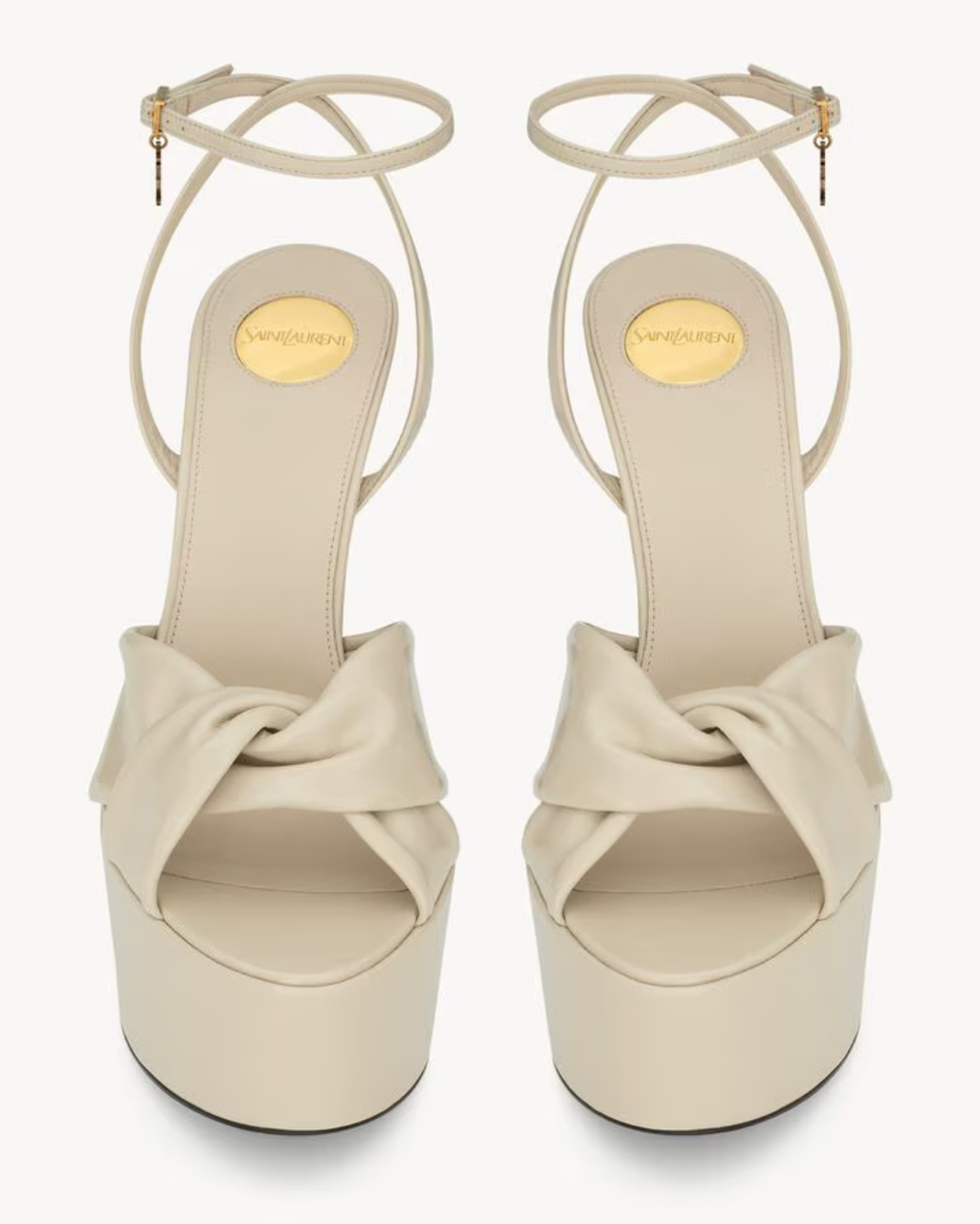 Franciane Platform Sandals in Smooth Leather