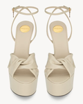 Franciane Platform Sandals in Smooth Leather