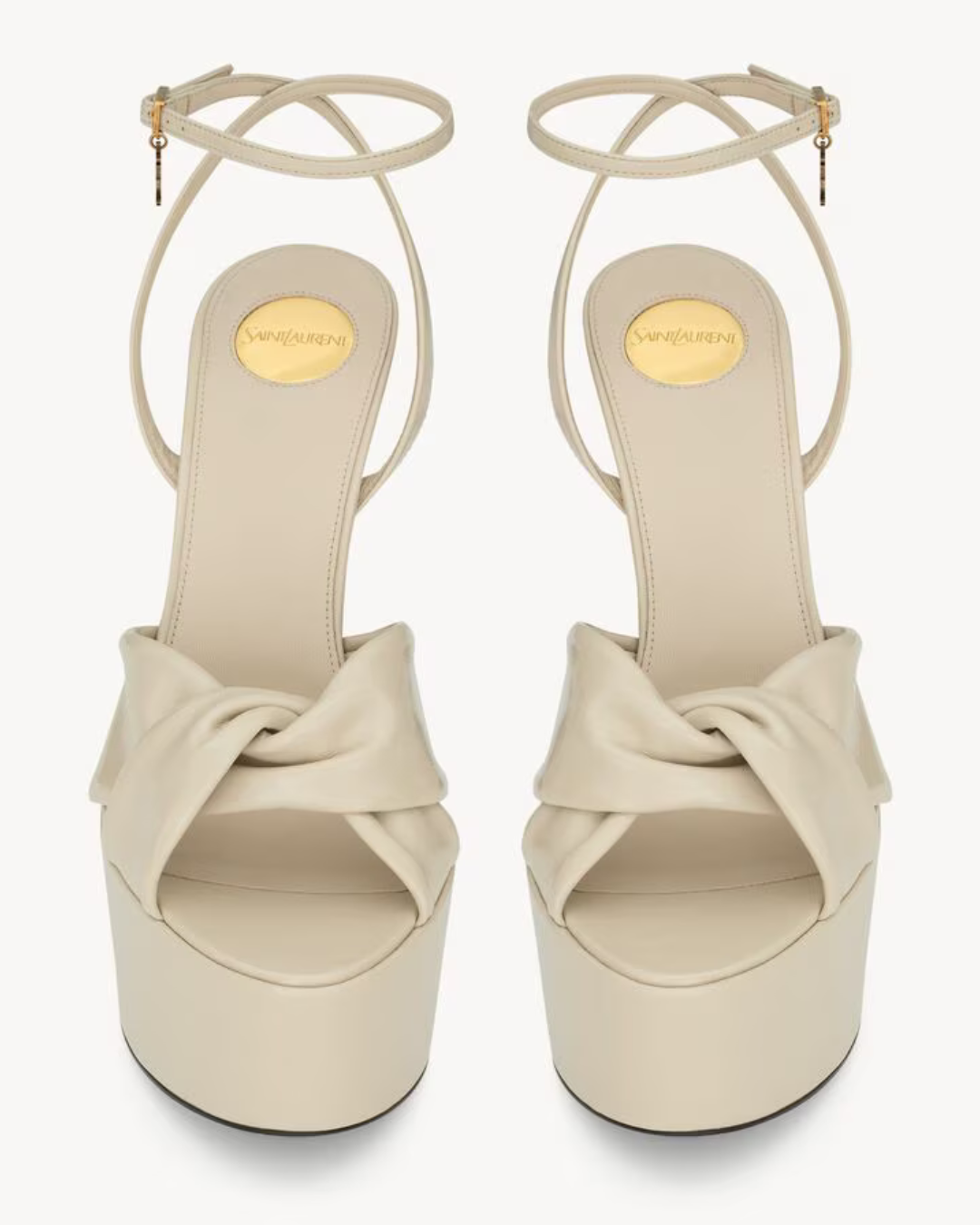 Franciane Platform Sandals in Smooth Leather
