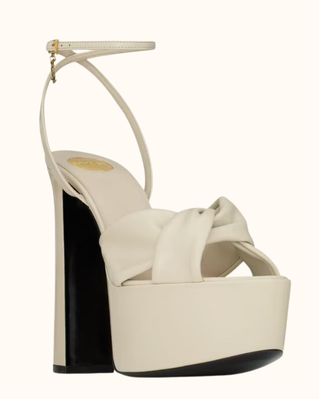 Franciane Platform Sandals in Smooth Leather