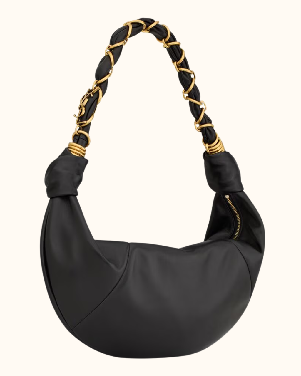 Saint Laurent Amalia Hobo in Lambskin