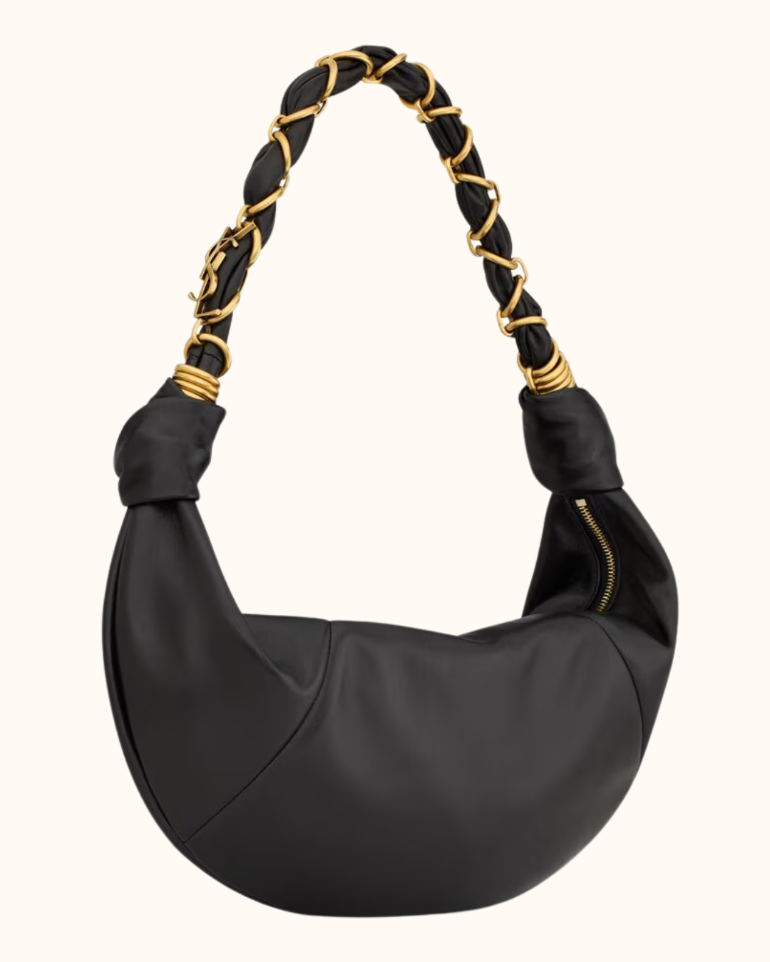 Saint Laurent Amalia Hobo in Lambskin