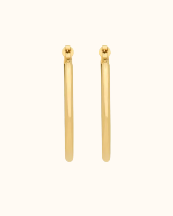Saint Laurent Cassandre Hoop Earrings