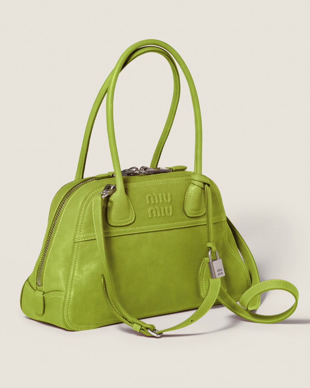 Miu Miu Vivant Nappa Leather Bag