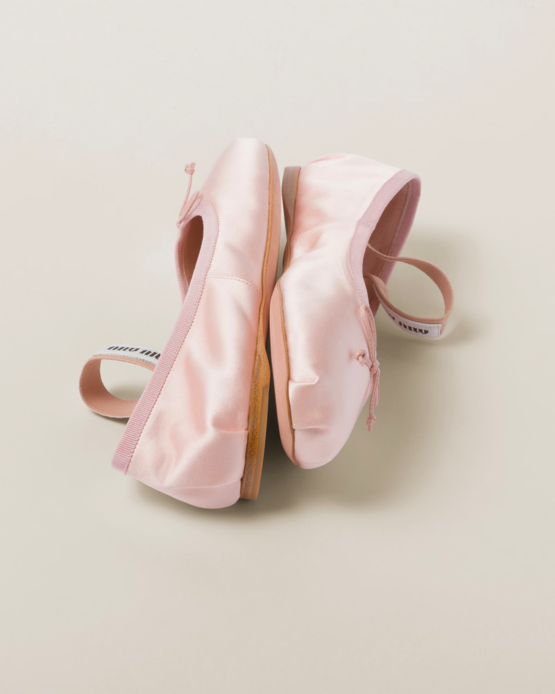 Miu Miu Satin Ballerinas