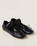 Miu Miu Leather Ballerinas