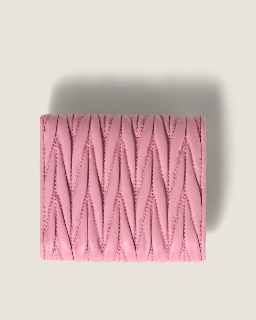 Miu Miu Small Matelassé Nappa Leather Wallet