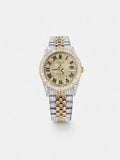 ROLEX 36MM DATEJUST FULL DIAMONDS - CUSTOM ROMAN DIAL