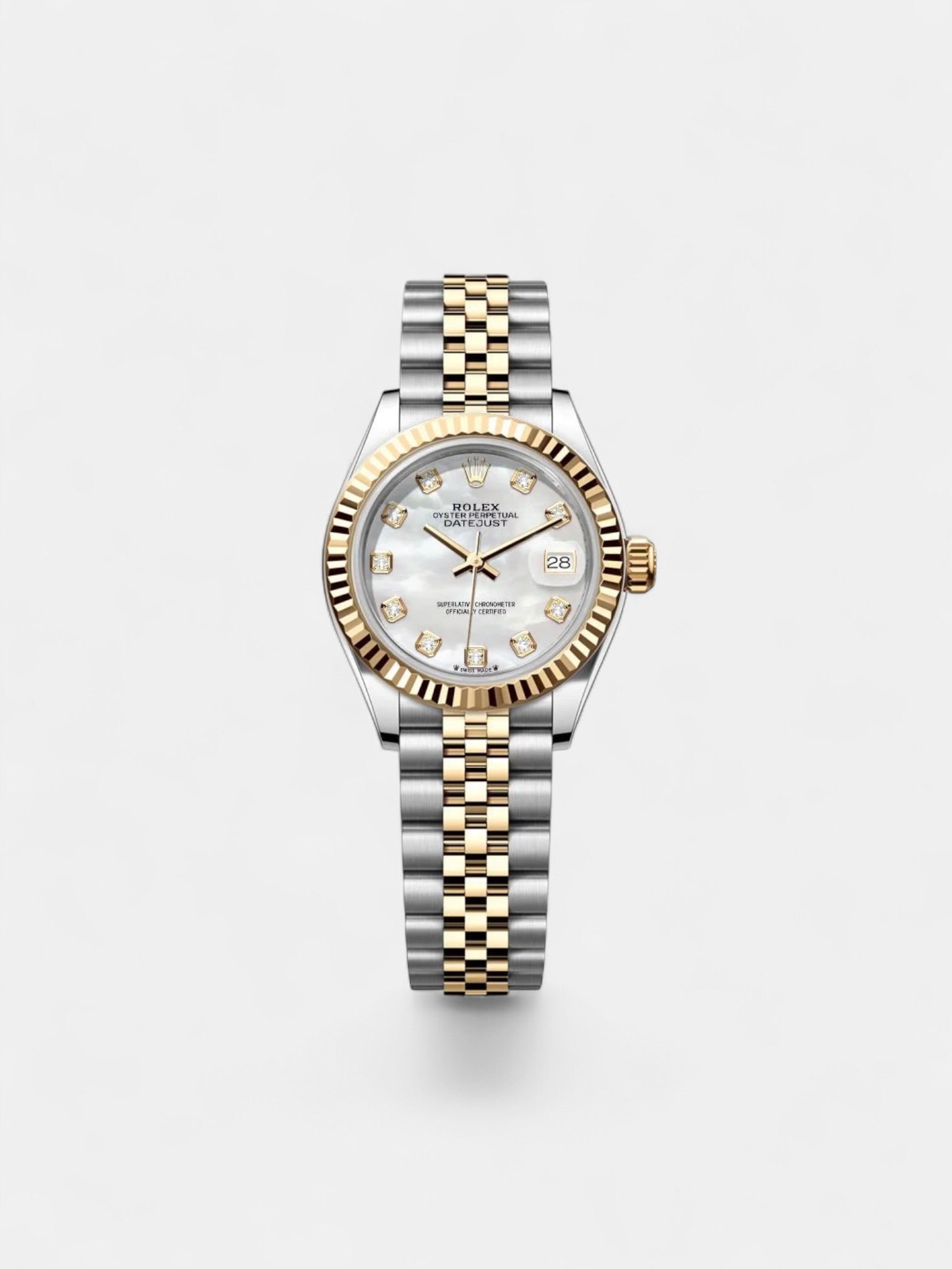 ROLEX DATEJUST JUBILEE – TWOTONE 26MM - PEARL GEM DIAL