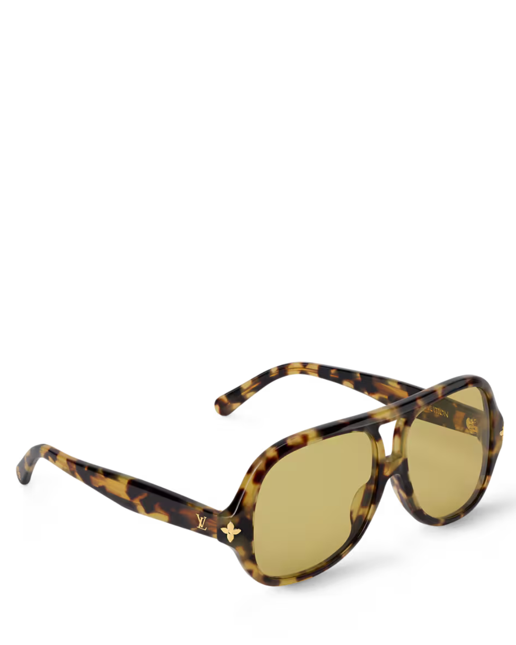 Louis Vuitton Aura Flower Square Pilot Sunglasses