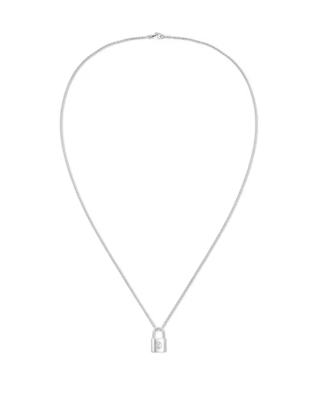 Louis Vuitton Silver Lockit Pendent