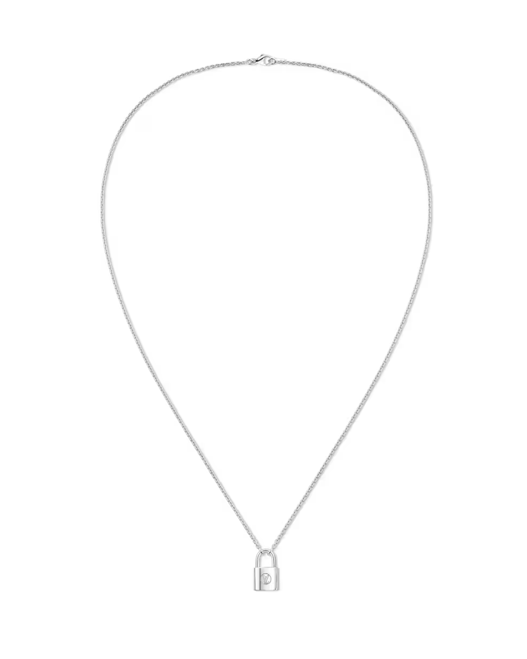 Louis Vuitton Silver Lockit Pendent