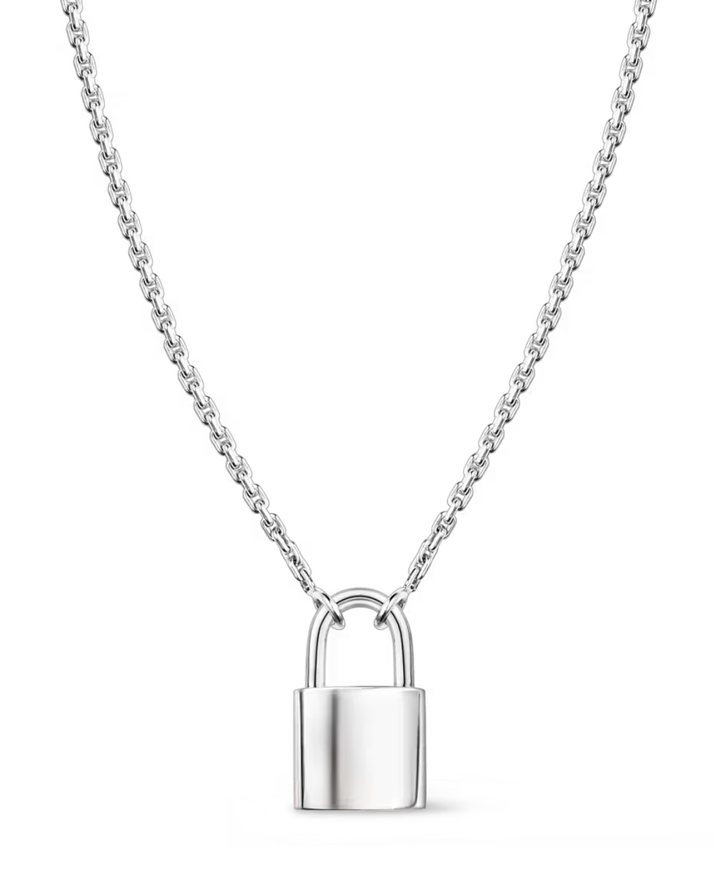 Louis Vuitton Silver Lockit Pendent