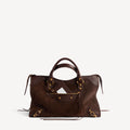 WOMEN'S LE CITY BAG MEDIUM IN MOKA