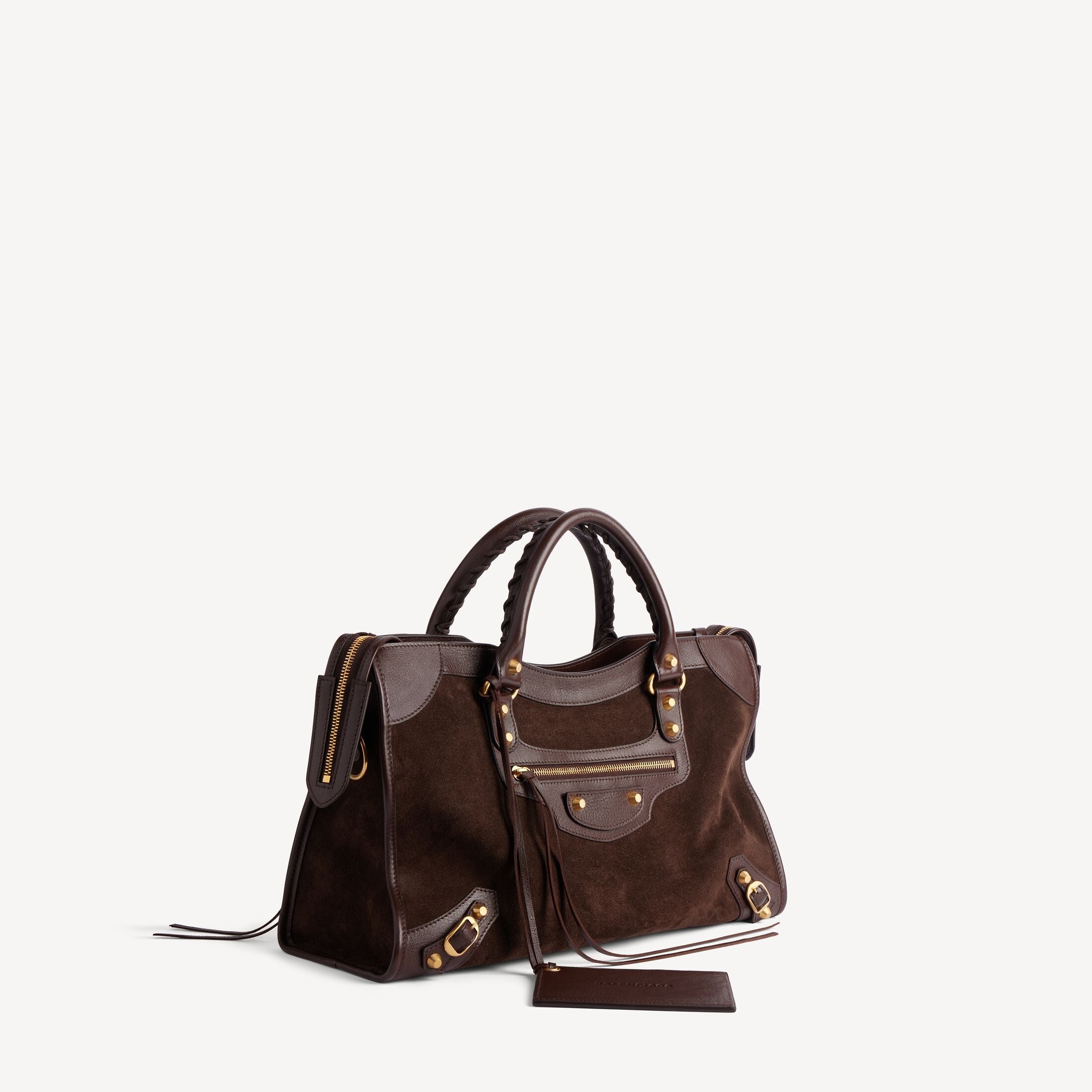 WOMEN'S LE CITY BAG MEDIUM IN MOKA