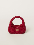 Miu Miu Wander matelassé nappa leather hobo bag
