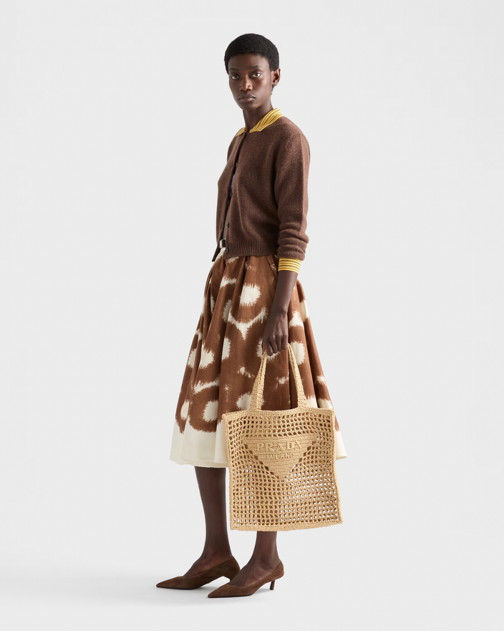 Prada Crochet tote bag