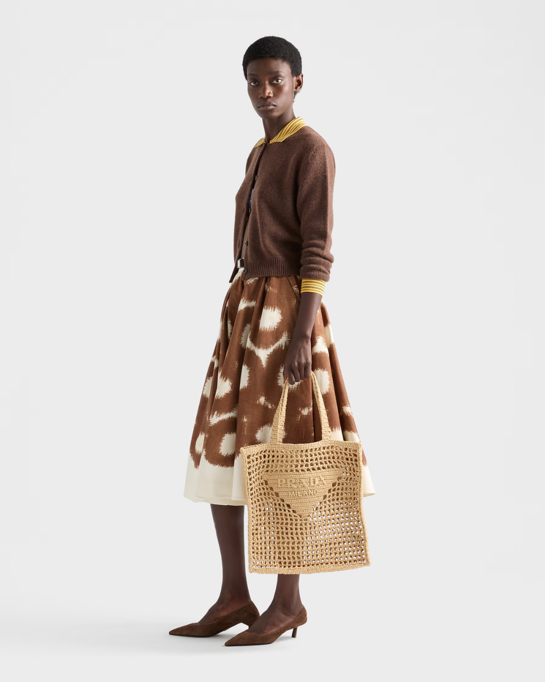 Prada Crochet tote bag