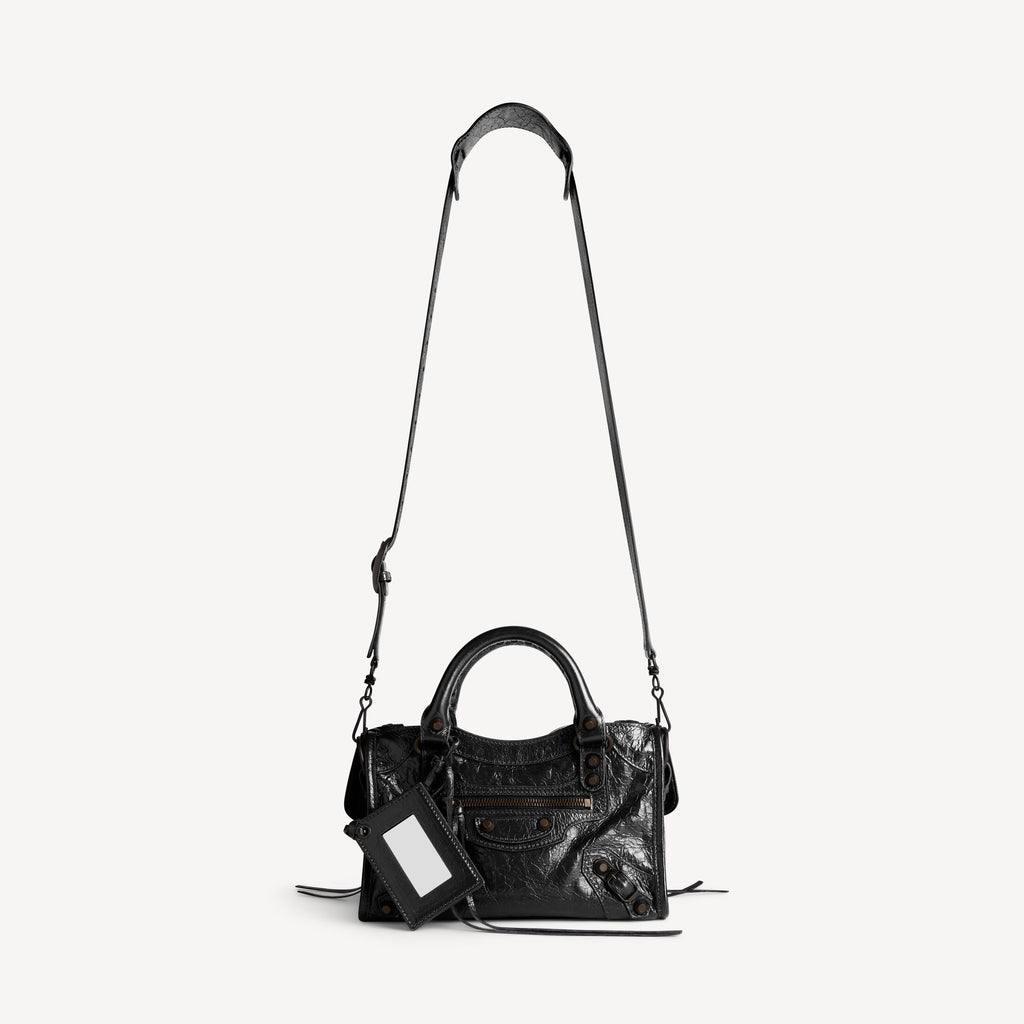 Balenciaga WOMEN'S LE CITY BAG MINI IN BLACK