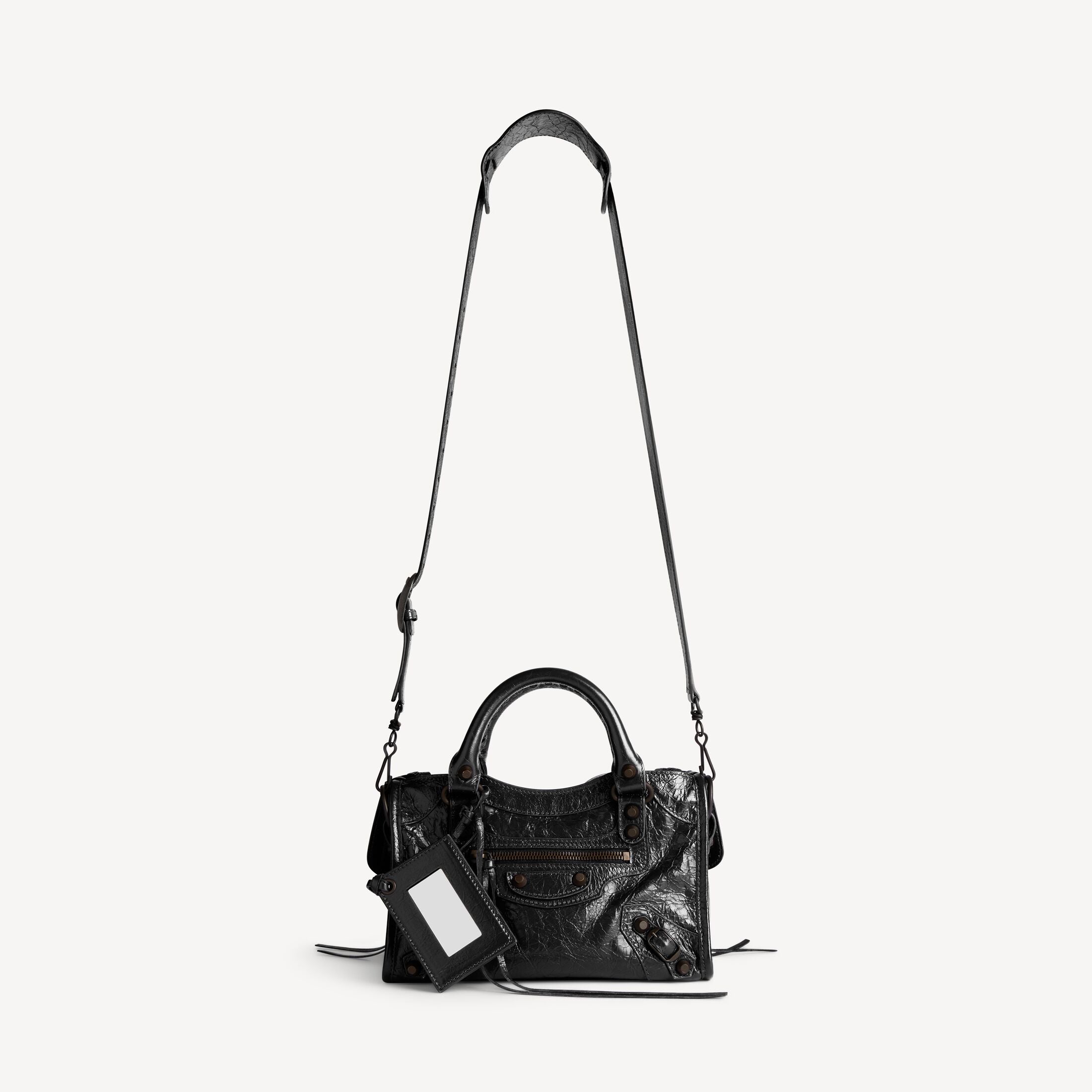 Balenciaga WOMEN'S LE CITY BAG MINI IN BLACK