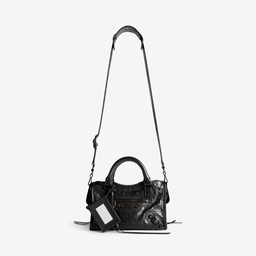 Balenciaga WOMEN'S LE CITY BAG MINI IN BLACK
