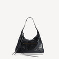 BALENCIAGA WOMEN'S LE CITY HOBO BAG MEDIUM IN BLACK