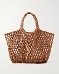 Saint Laurent Icare beaded wood tote