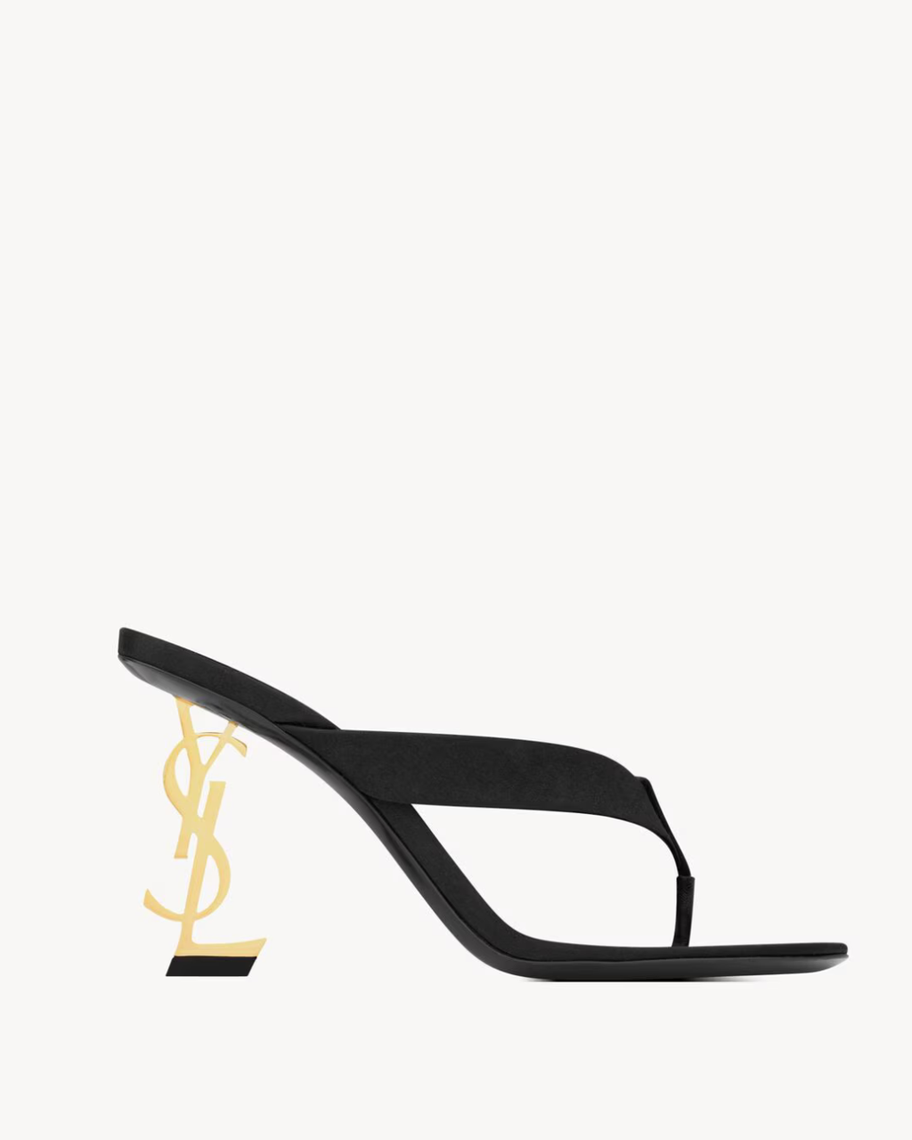 Saint Laurent Opyum Mules in Satin CREPE