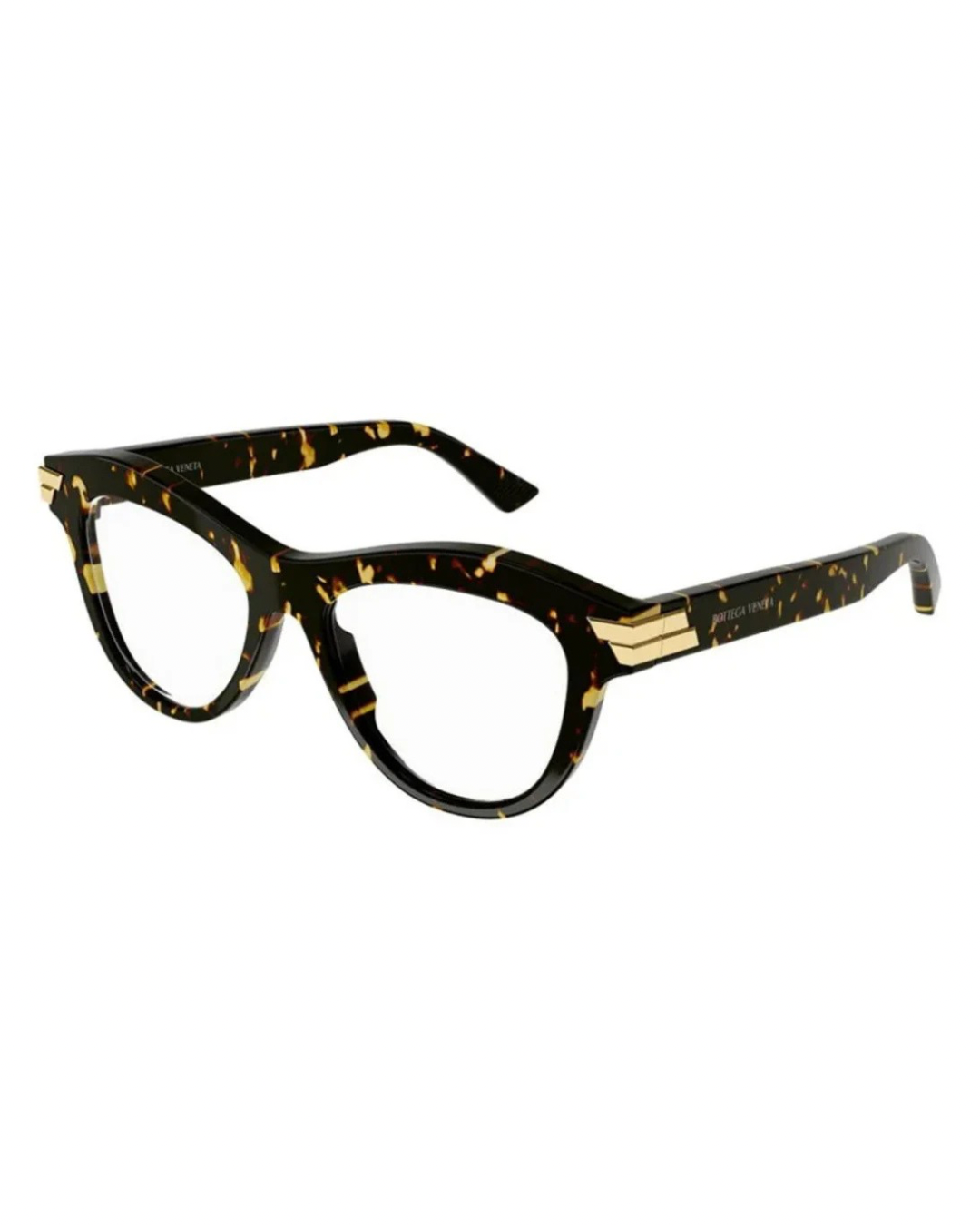 BOTTEGA VENETA EYEGLASSES FRAMES IN HAVANA BROWN