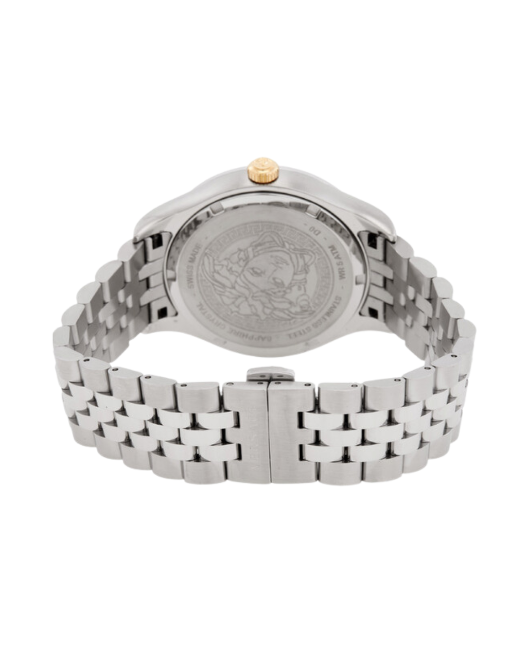 Versace Hellenyium Quartz Black Dial Men's Watch