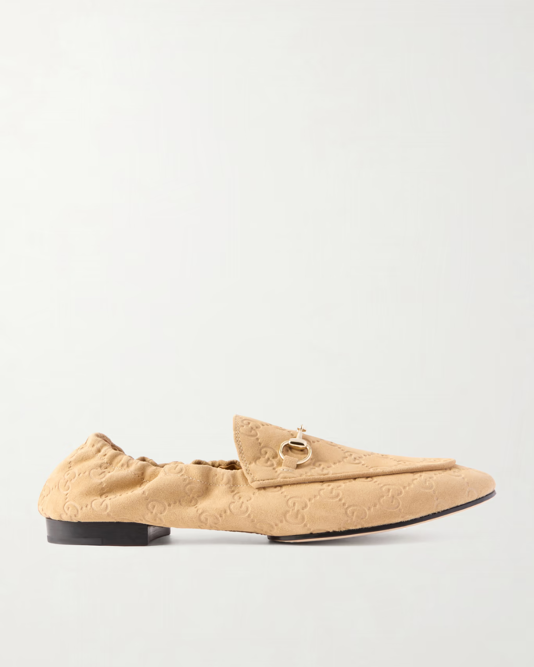 Gucci Horsebit-embellished logo-debossed suede loafers