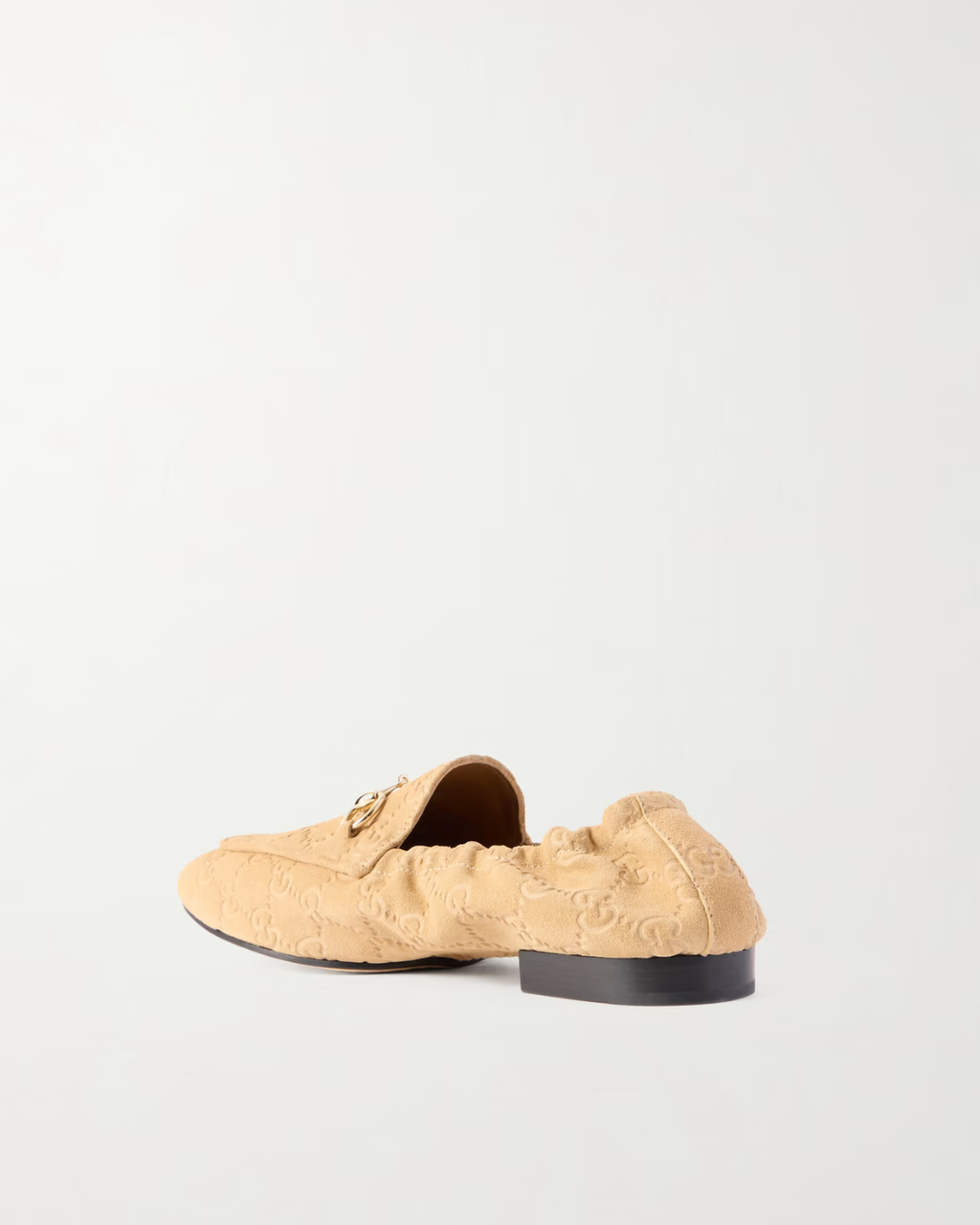 Gucci Horsebit-embellished logo-debossed suede loafers