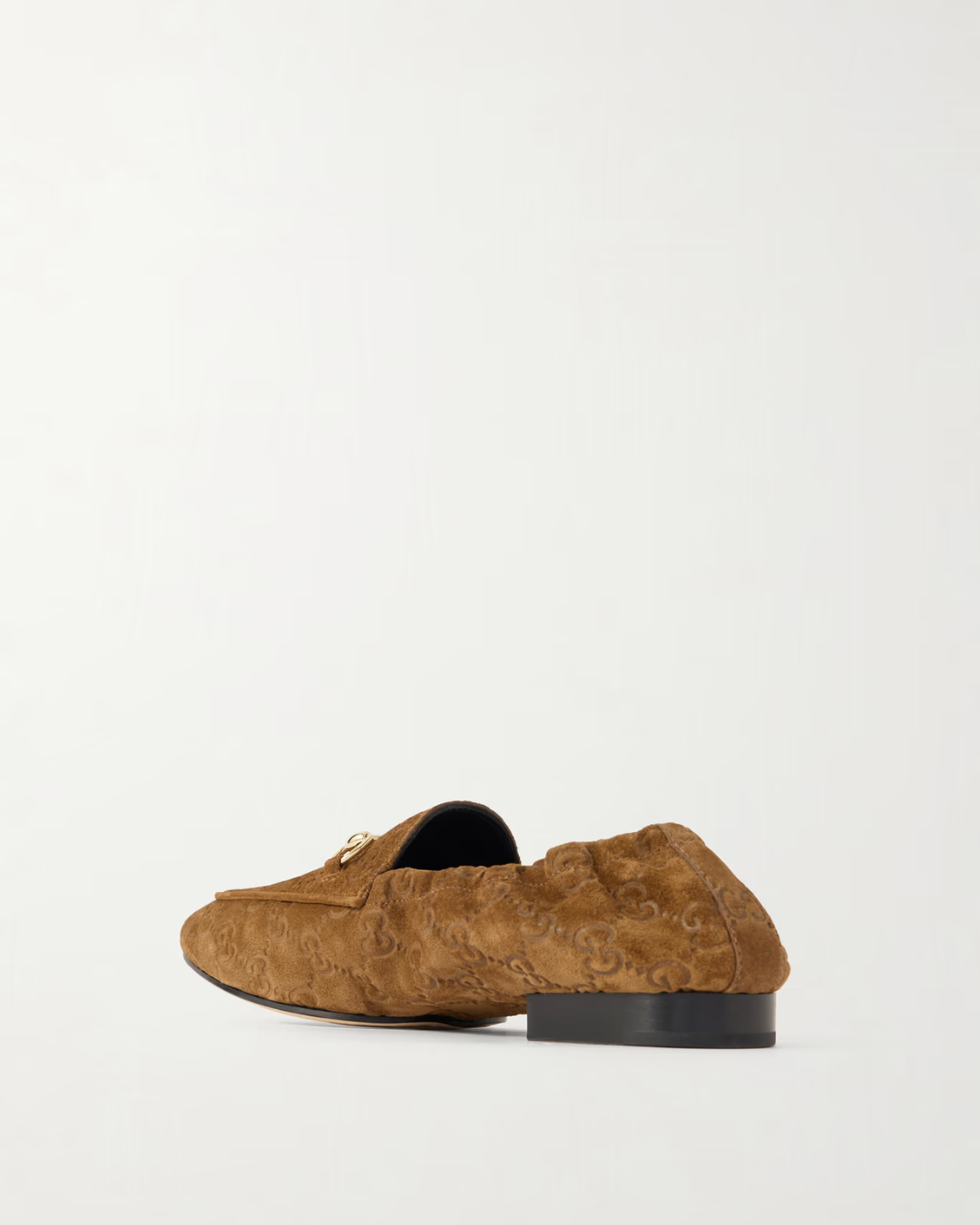 Gucci Horsebit-embellished logo-debossed suede loafers