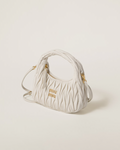 Miu Miu Wander matelassé nappa leather hobo bag