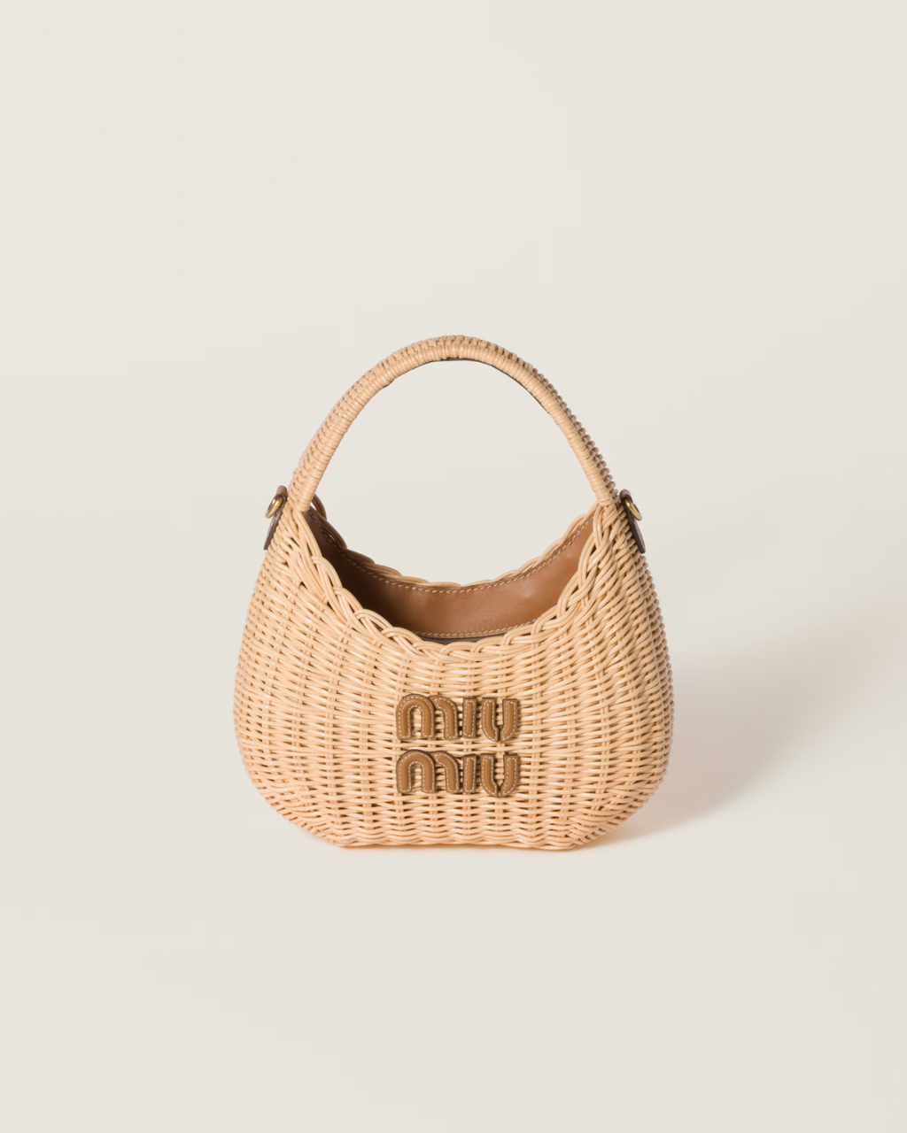 Miu Miu wander wicker bag