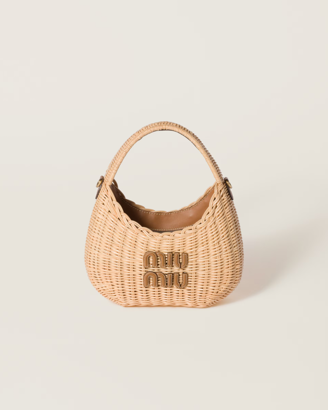 Miu Miu wander wicker bag