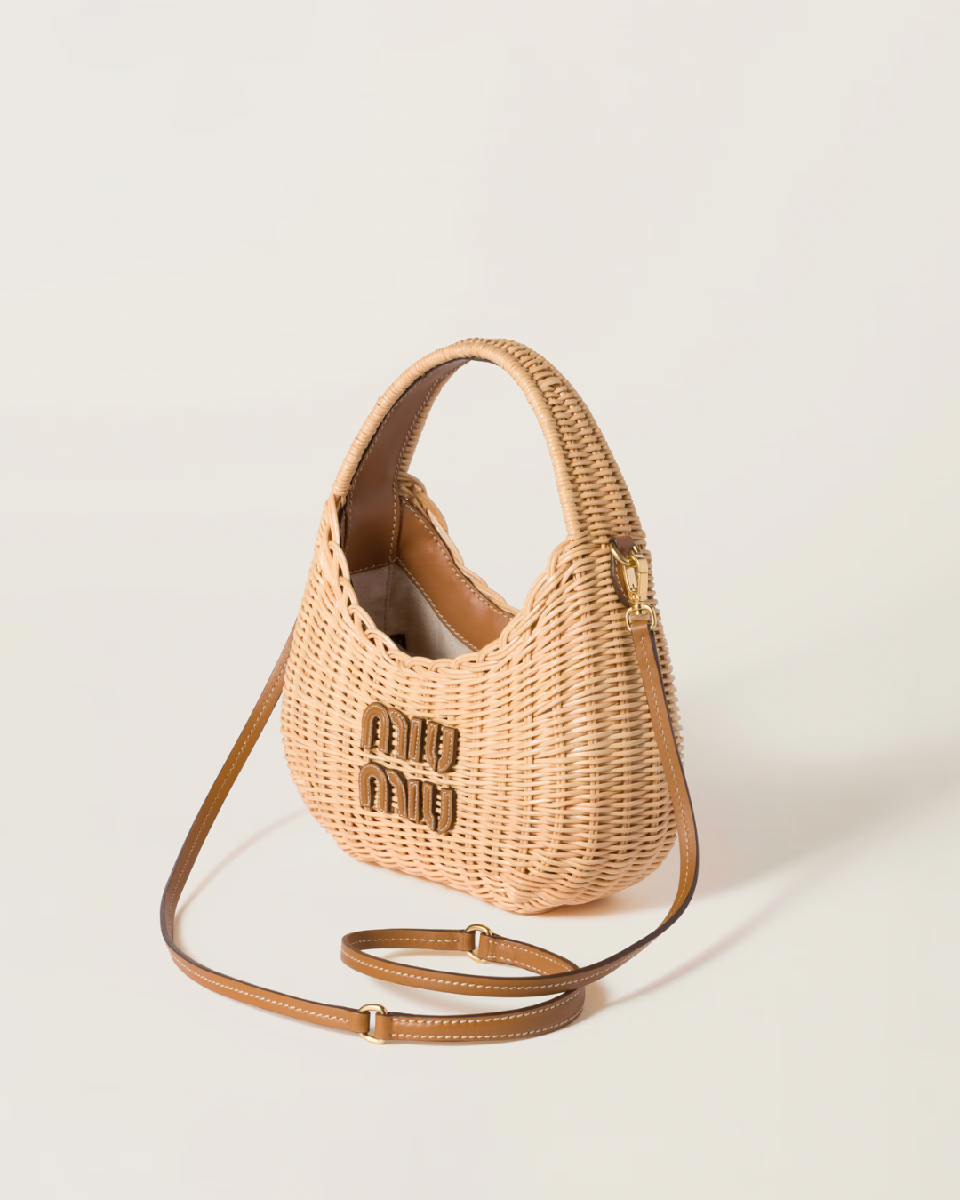 Miu Miu wander wicker bag